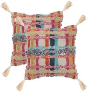 Polštáře 2 ks 45 x 45 cm bohémské vícebarevné - Polštář