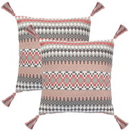 Polštáře 2 ks 45 x 45 cm bohémské vícebarevné - Polštář