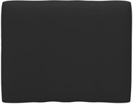 SHUMEE Poduška na pohovku z palet 12 × 40 × 50 cm, černá - Polstr