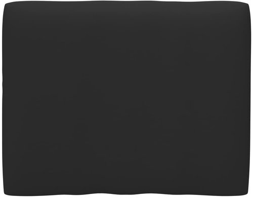 SHUMEE Poduška na pohovku z palet 12 × 40 × 50 cm, černá - Polstr - Main image
