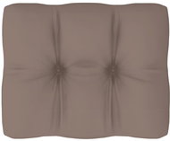 Poduška na pohovku z palet taupe 50 x 40 x 12 cm - Polstr