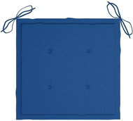 Podušky na zahradní židle 2 ks královsky modré 50x50x4cm textil - Polstr