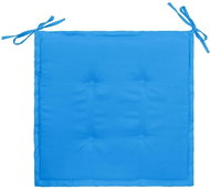 Podušky na zahradní židle 6 ks modré 50 x 50 x 4 cm textil - Polstr