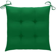 SHUMEE Podušky na židle 6 ks, 7 × 50 × 50 cm, zelená - Polstr