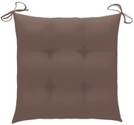 SHUMEE Podušky na židle 2 ks, 7 × 50 × 50 cm, taupe - Polstr