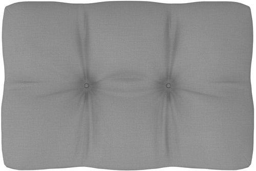 SHUMEE Poduška na pohovku z palet 12 × 40 × 60 cm, šedá - Polstr - Main image