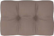Poduška na pohovku z palet taupe 60 x 40 x 12 cm - Polstr