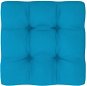 SHUMEE Poduška na pohovku z palet 12 × 60 × 60 cm, modrá - Polstr