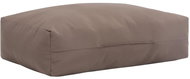 Polstrovaná poduška na opěradlo taupe 60 x 40 x 20 cm textil - Polstr