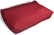 Čalouněný polštář pod záda vínová barva 60 x 40 x 20 cm - Polštář