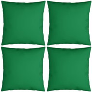 Dekorační polštáře 4 ks zelené 60 x 60 cm textil - Polštář