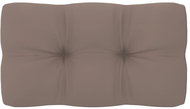Poduška na pohovku z palet taupe 70 x 40 x 12 cm - Polstr