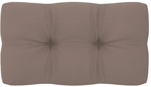 Poduška na pohovku z palet taupe 70 x 40 x 12 cm - Polstr - Main image