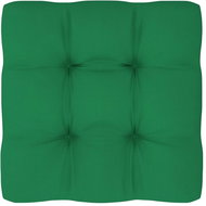 Poduška na pohovku z palet zelená 80 x 80 x 12 cm - Polstr