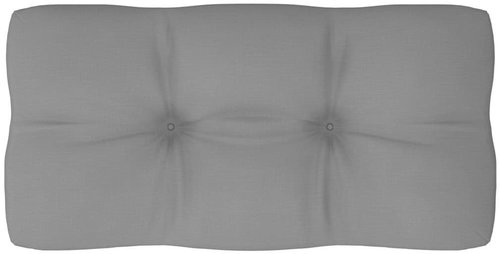 SHUMEE Poduška na pohovku z palet 12 × 40 × 80 cm, šedá - Polstr - Main image