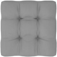 Poduška na pohovku z palet šedá 80 x 80 x 12 cm - Polstr