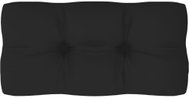 SHUMEE Poduška na pohovku z palet 12 × 40 × 80 cm, černá - Polstr
