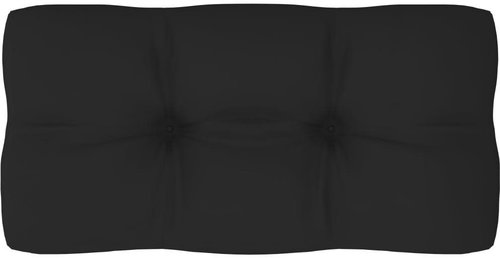 SHUMEE Poduška na pohovku z palet 12 × 40 × 80 cm, černá - Polstr - Main image