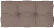 Poduška na pohovku z palet taupe 80 x 40 x 12 cm - Polstr