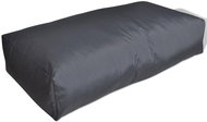 Šedý čalouněný polštář pod záda 80 x 40 x 20 cm - Polštář