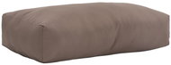 Čalouněná poduška na opěradlo taupe 80 x 40 x 20 cm textil - Polstr