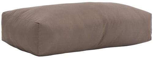 Čalouněná poduška na opěradlo taupe 80 x 40 x 20 cm textil - Polstr - Main image