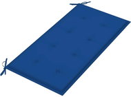 Poduška na zahradní lavici královsky modrá 100x50x4 cm textil - Polstr