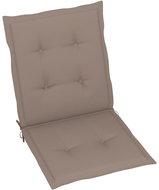 Podušky na zahradní židle 6 ks taupe 100 x 50 x 4 cm - Polstr