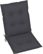 SHUMEE Podušky na zahradní židle 6 ks, 7 × 50 × 100 cm, antracit - Polstr