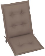 Podušky na zahradní židle 6 ks taupe 100 x 50 x 7 cm - Polstr