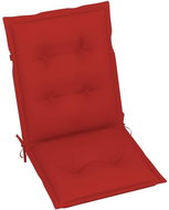 Podušky na zahradní židle 2 ks červené 100 x 50 x 7 cm - Polstr