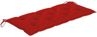 SHUMEE Poduška na zahradní lavici 7 × 50 × 120 cm, červená - Polstr