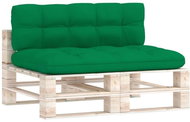Podušky na pohovku z palet 2 ks zelené - Polstr