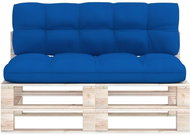 Podušky na pohovku z palet 2 ks královsky modré - Polstr