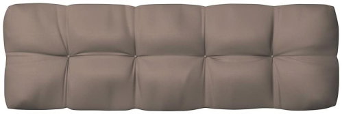 Poduška na zahradní pohovku taupe 120 x 40 x 12 cm textil - Polstr - Main image