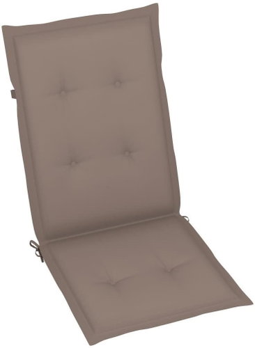 SHUMEE Podušky na zahradní židle 6 ks, 4 × 50 × 120 cm, taupe - Polstr - Main image