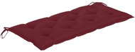 SHUMEE Poduška na zahradní lavici 7 × 50 × 120 cm, vínová - Polstr