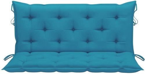 Poduška pro závěsné houpací křeslo světle modrá 120 cm textil - Polstr - Main image
