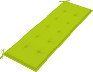 SHUMEE Poduška na zahradní lavici 4 × 50 × 150 cm, jasně zelená - Polstr
