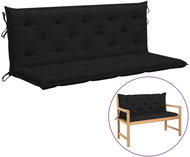Poduška pro závěsné houpací křeslo černá 150 cm textil - Polstr