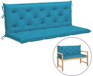 Poduška pro závěsné houpací křeslo světle modrá 150 cm textil - Polstr
