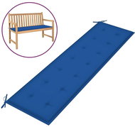 Poduška na zahradní lavici královsky modrá 180x50x4 cm textil - Polstr