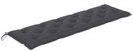 SHUMEE Poduška na zahradní lavici 7 × 50 × 180 cm, antracit - Polstr