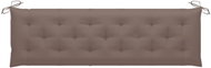 SHUMEE Poduška na zahradní lavici 7 × 50 × 180 cm, taupe - Polstr