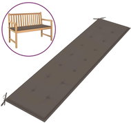 SHUMEE Polstr na zahradní lavici 7 × 50 × 200 cm, taupe - Polstr