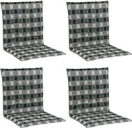Podušky na zahradní židle s potiskem 4ks vícebarevné 100x50x3cm - Polstr