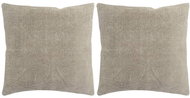 Polštáře Kilim 2 ks ručně vyrobené 45 x 45 cm odstín taupe - Polštář