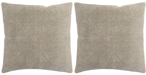 Polštáře Kilim 2 ks ručně vyrobené 45 x 45 cm odstín taupe - Polštář - Main image