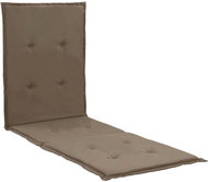 Poduška na lehátko taupe 180 x 55 x 3 cm - Polstr