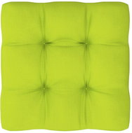 Poduška na pohovku z palet jasně zelená 58 x 58 x 10 cm - Polstr